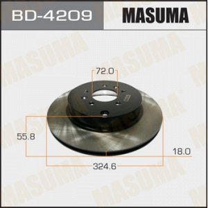 Диск тормозной MASUMA CX-9