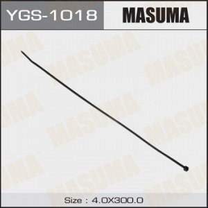 Хомут пластиковый MASUMA черный 4х300 (уп.100шт) YGS-1018