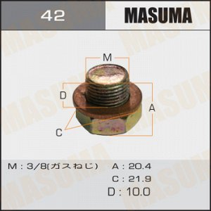 Болт маслосливной MASUMA Nissan 3/8