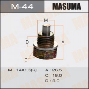 Болт маслосливной С МАГНИТОМ MASUMA Mazda 14x1.5 mm