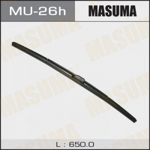 Дворник MASUMA 26' гибридный, крюк (650мм) боковое крепление