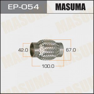 Гофра глушителя MASUMA 42x100