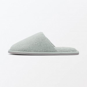 MUJI Washable Cotton Pile Slippers Closed-toe - домашние тапочки из махрового хлопка с закрытым носом