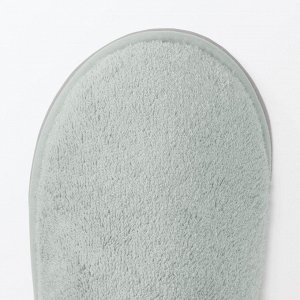 MUJI Washable Cotton Pile Slippers Closed-toe - домашние тапочки из махрового хлопка с закрытым носом