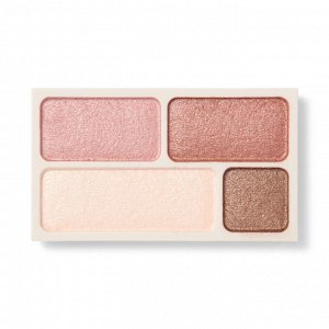 MUJI Eye Color 04-Color Palette – Лавандовая палетка теней для век (4 оттенка)