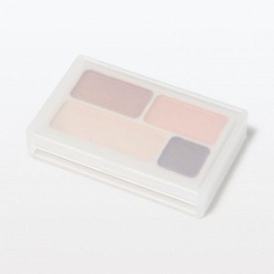 MUJI Eye Color 04-Color Palette – Лавандовая палетка теней для век (4 оттенка)