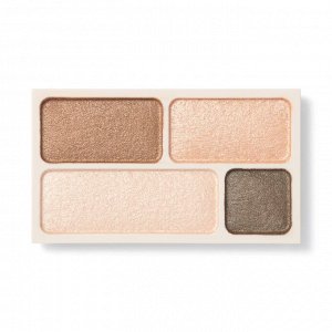 MUJI Eye Color 04-Color Palette – Лавандовая палетка теней для век (4 оттенка)