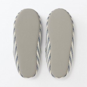 MUJI Cotton Linen Cushion Slippers - мягкие тапочки из хлопка и льна
