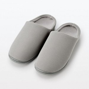 MUJI Recycled Polyester Comfortable Slippers - узкие мужские тапочки с анатомической стелькой
