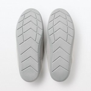 MUJI Recycled Polyester Comfortable Slippers - узкие мужские тапочки с анатомической стелькой