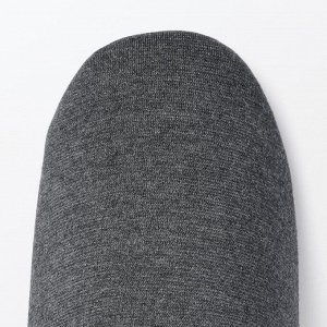 MUJI Portable Room Shoes Cotton Blend – складные комнатные тапочки из хлопкового трикотажа