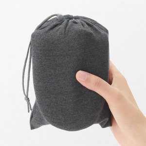 MUJI Portable Room Shoes Cotton Blend – складные комнатные тапочки из хлопкового трикотажа