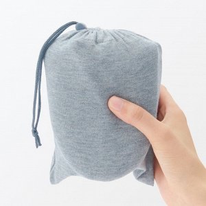 MUJI Portable Room Shoes Cotton Blend – складные комнатные тапочки из хлопкового трикотажа