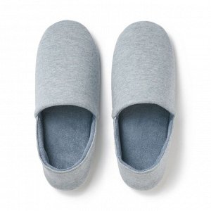 MUJI Portable Room Shoes Cotton Blend – складные комнатные тапочки из хлопкового трикотажа
