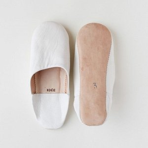 MUJI IDÉE Babouche - кожаные тапочки-бабуши
