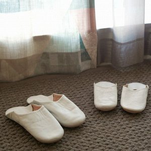 MUJI IDÉE Babouche - кожаные тапочки-бабуши