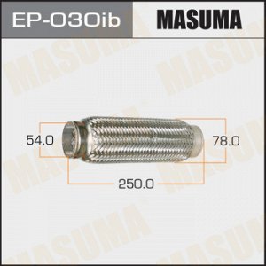 Гофра глушителя MASUMA 54x250 усиленная