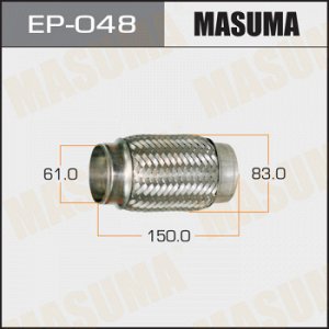 Гофра глушителя MASUMA 61x150