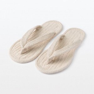 MUJI Room Sandals with Thong Strap - домашние сандалии с перемычкой