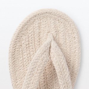 MUJI Room Sandals with Thong Strap - домашние сандалии с перемычкой