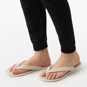 MUJI Room Sandals with Thong Strap - домашние сандалии с перемычкой