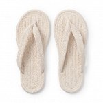 MUJI Room Sandals with Thong Strap - домашние сандалии с перемычкой
