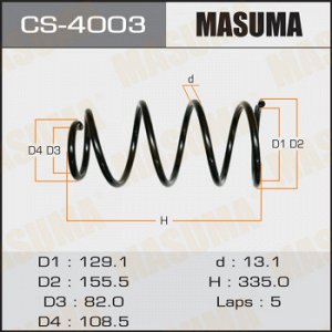 Пружина подвески MASUMA front AXELA/ BK3P