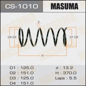 Пружина подвески MASUMA front CALDINA/ CT196, CT198