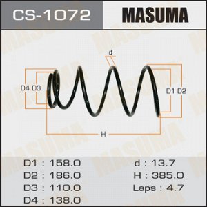Пружина подвески MASUMA front CAMRY/ ACV3#, MCV30