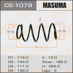 Пружина подвески MASUMA front CAMRY/ ACV40