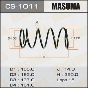 Пружина подвески MASUMA front CAMRY/VISTA/ CV40