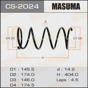 Пружина подвески MASUMA front CEFIRO/ A33, PA33