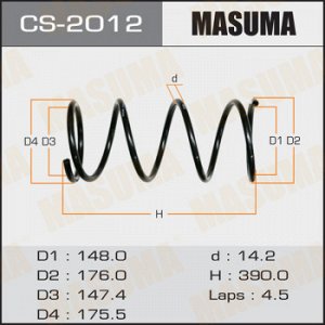 Пружина подвески MASUMA front CEFIRO/ PA33