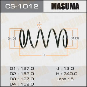 Пружина подвески MASUMA front COROLLA/ AE101, AE104, CE102, CE106, CE107