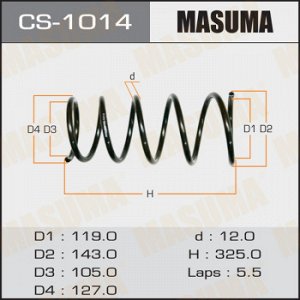 Пружина подвески MASUMA front CORSA/ EL43, EL45