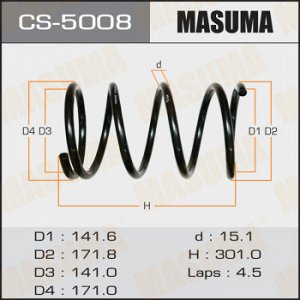 Пружина подвески MASUMA front CR-V/ V2000, V2400