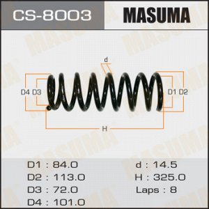 Пружина подвески MASUMA front ESCUDO/ SQ416L