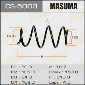 Пружина подвески MASUMA front FIT/ GD1