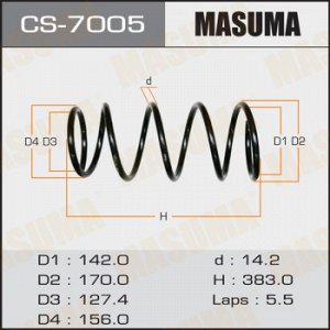 Пружина подвески MASUMA front FORESTER/ SG5