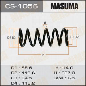 Пружина подвески MASUMA front MARKII/ JZX110