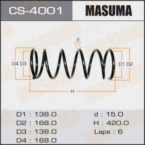 Пружина подвески MASUMA front MPV/ LVEW
