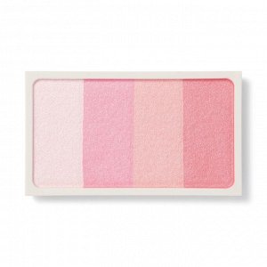 MUJI Cheek Color Coral Orange – компактные румяна с градиентом, кораллово-оранжевые