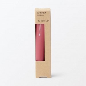 MUJI Lip Gloss  04 Rose Pink – блеск для губ