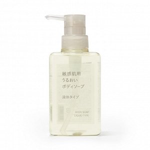 MUJI Sensitive Skin Moisturizing Body Soap – увлажняющий гель для душа для чувствительной кожи, 400 мл