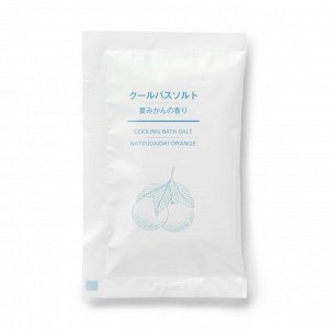 MUJI Cool Bath Salt – охлаждающая соль для ванны с ароматом летнего мандарина, 40 г