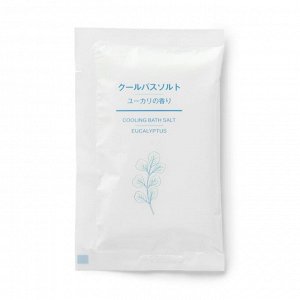 MUJI Cool Bath Salt – морская соль с ароматом эвкалипта, 40 г