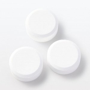 MUJI Bedtime Bicarbonate Bath Tablets – таблетки для ванны с гидрокарбонатом, без запаха и красителей, 3 штуки