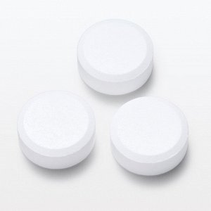 MUJI Bedtime Bicarbonate Bath Tablets – таблетки для ванны с гидрокарбонатом, без запаха и красителей, 21 штука