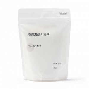 MUJI Warming Bath Powder Milk Scent – тёплый порошок для ванны с ароматом молока