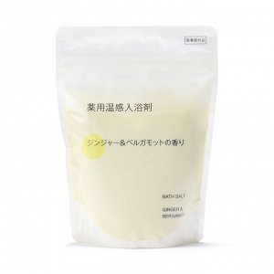 MUJI Warming Bath Powder Ginger & Bergamot – тёплая ванна с ароматом имбиря и бергамота
